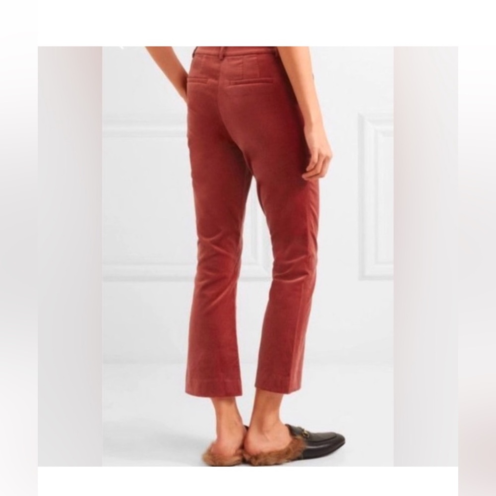 Frame Le Crop Spice Velvet Trousers Size 6 - Picture 5 of 15